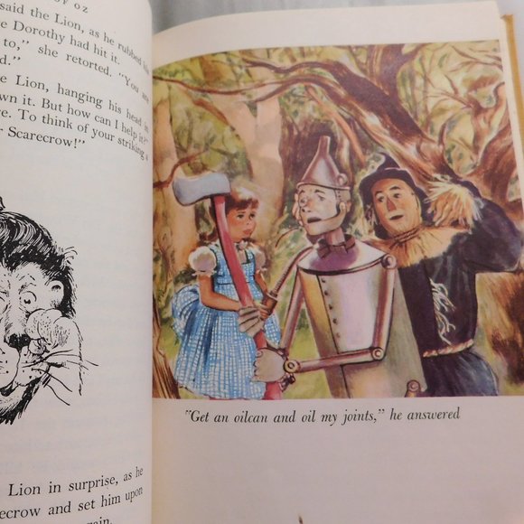 The Wizard of Oz by l. Frank Baum Junior Library 1956 Book with Slipcase - Picture 7 of 10